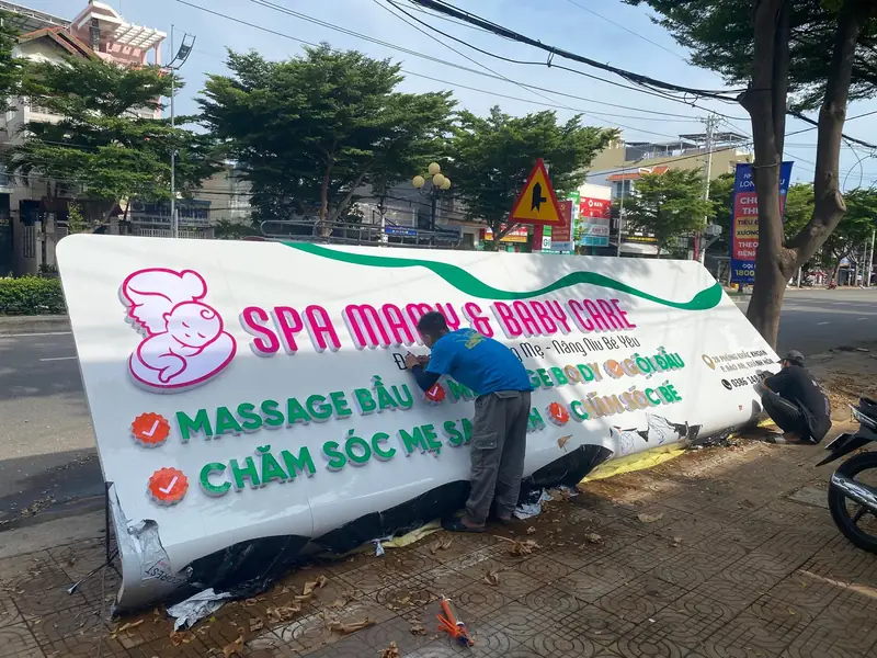 Baby Care — mặt Hiflex in, trước khi lắp