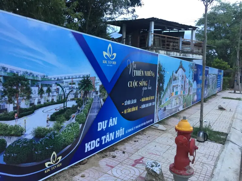 Hàng rào dự án KDC Tân Hội