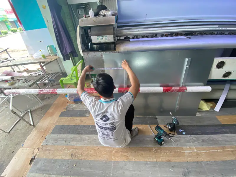 In khổ lớn tại xưởng